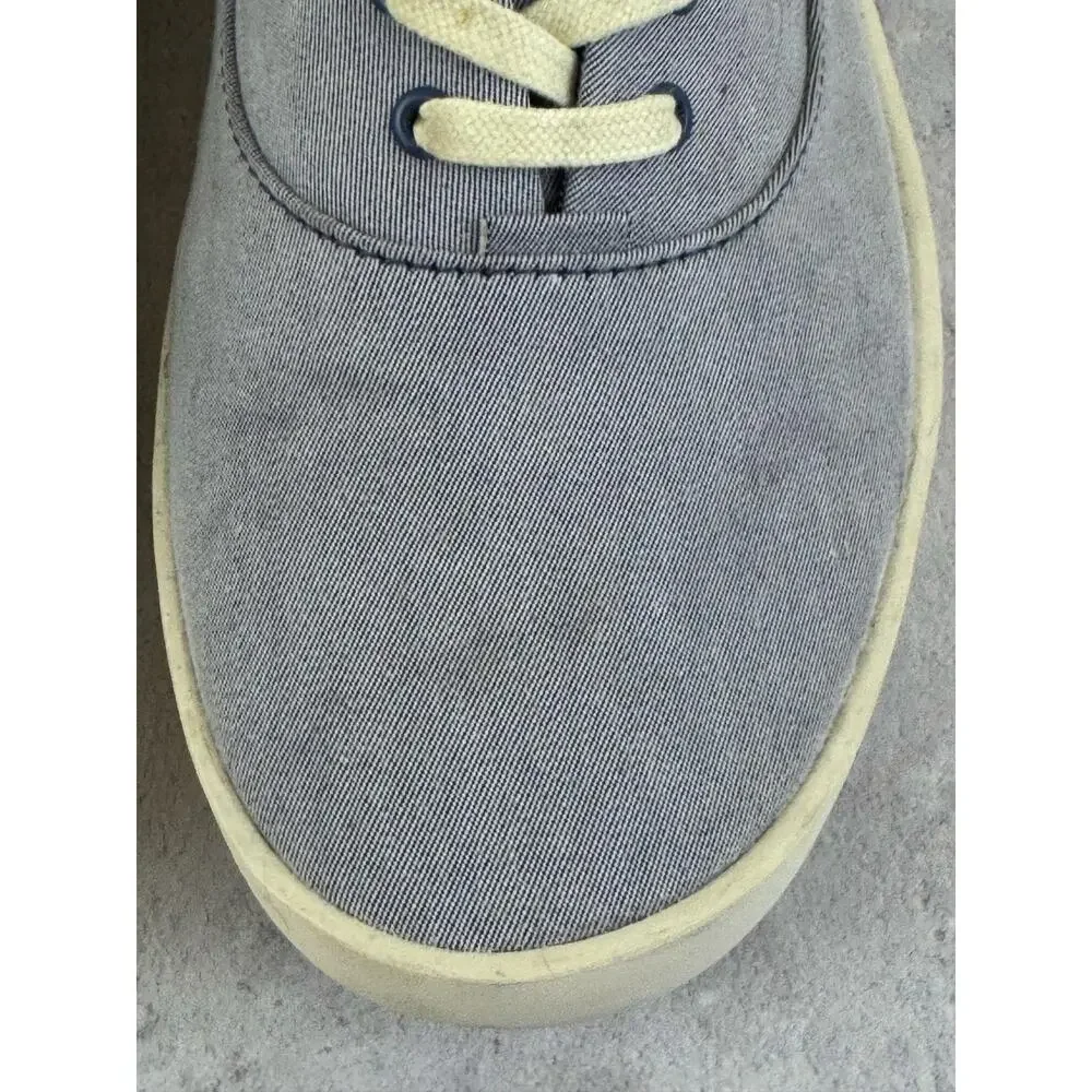 OluKai Tradewind Light Blue Sneakers Shoes Men US 9 Lace Comfort Boat Beach